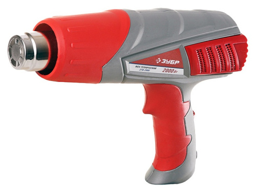 Фен ЗУБP, ЖК-дисплей, электр регулировка t, 3 режима работы, керам изолятор, кейс с насад, 2000Вт