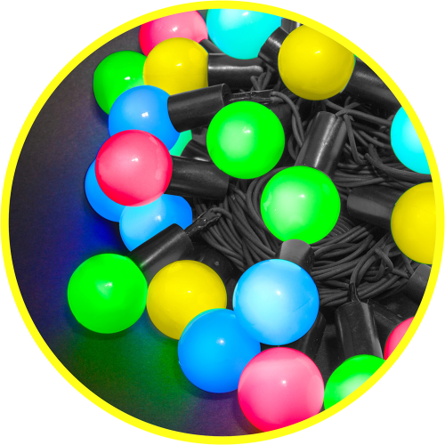 Гирлянда Navigator 61 837 NGF-B02-70RGB-10-8m-230-BL-IP44 каучук