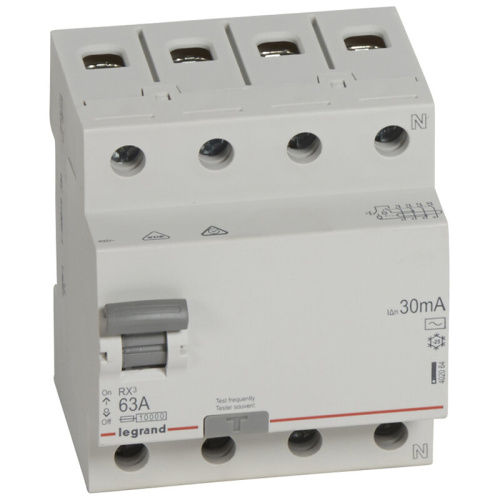 УЗО ВДТ Rx3 30ма 63а 4п Ас Legrand