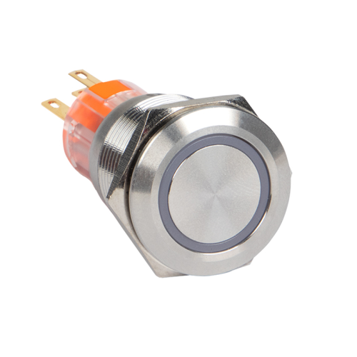Кнопка S-Pro67 19 мм без фикс. с оранжевой подсв. 230В EKF PROxima   67-131