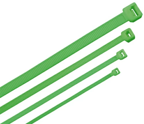 Хомут кабельный ХКн 4,8х300мм нейлон зеленый (100шт) ITK