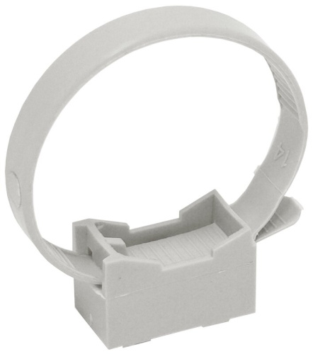 Хомутный держатель со стяжкой CFF1 16-32мм серый ELASTA IEK