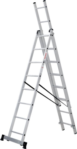 Лестница трехсекционная Новая высота 3х8