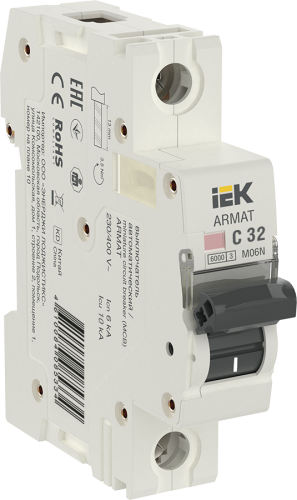 Автоматический выключатель M06N 1P C 32А ARMAT IEK