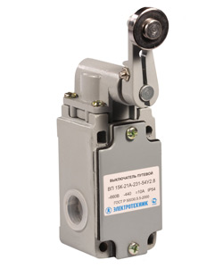 Выключатель путевой ВП-15К-21А-231-54 У2.8 рычаг с роликом прямого действия