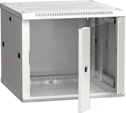 Шкаф LINEA W 6U 600x600 мм дверь стекло, RAL7035 ITK
