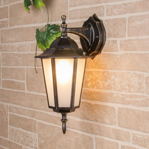 Светильник садово-парковый черное золото 1004-D/GL 1004D