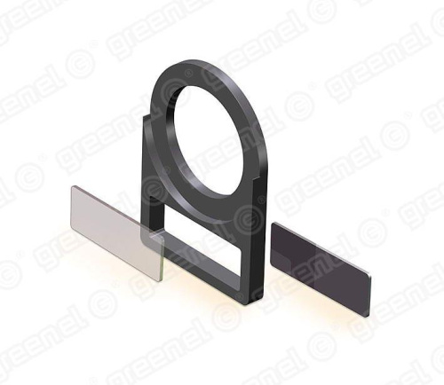 Держатель маркировки D22 для светосигнальной арматуры, маркировка 10х20