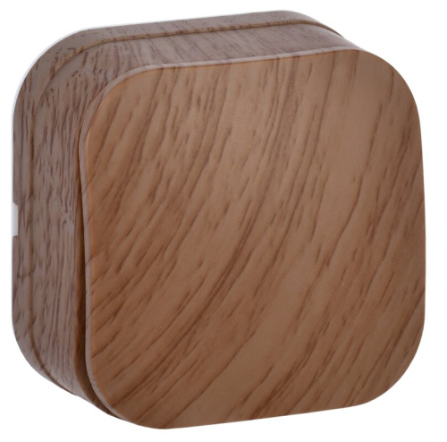 Выключатель 1-клавишный для открытой установки ВС20-1-0-ХД дуб GLORY IEK