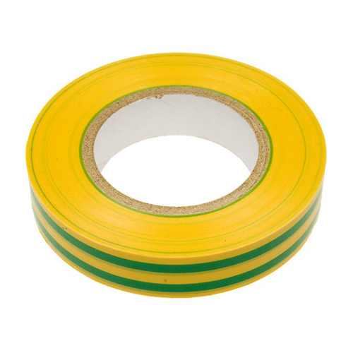 Изолента ПВХ 15ммх20м Klebebander желто-зеленая
