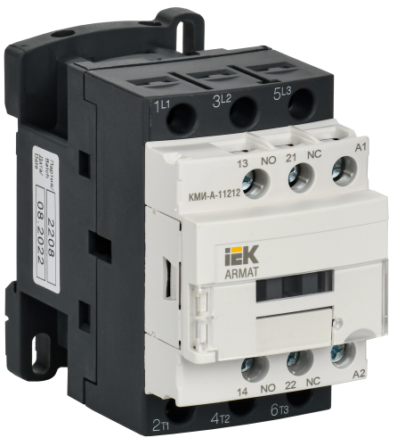Контактор КМИ-А-11212 LC1D 12А 400В/АС3 1NO/1NC ARMAT IEK