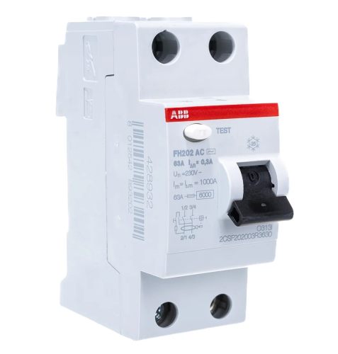 Выкл.диф.тока 2мод. FH202 AC-63/0,3 ABB