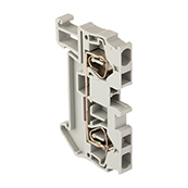 Клемма проходная пружинная ST 4 мм2 серая EKF