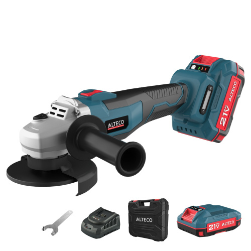 Шлифмашина ALTECO бесщёточная аккумуляторная угловая CAGB 18-125 Li BL X2