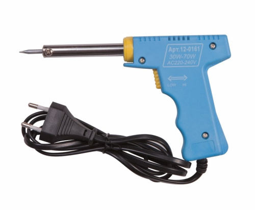 Паяльник-пистолет двухрежимный, серия Classic, 30/70Вт, 230В, блистер PROconnect