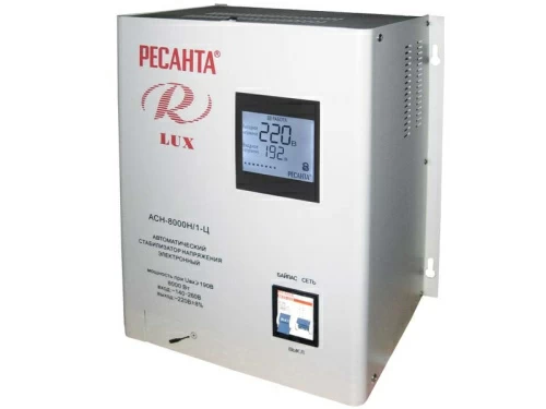 Стабилизатор АСН-8000 Н/1-Ц LUX Ресанта 