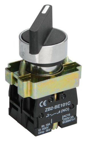 Переключатель LAY5-BJ33 3 положения "I-0-II" длинная ручка 2NO IEK