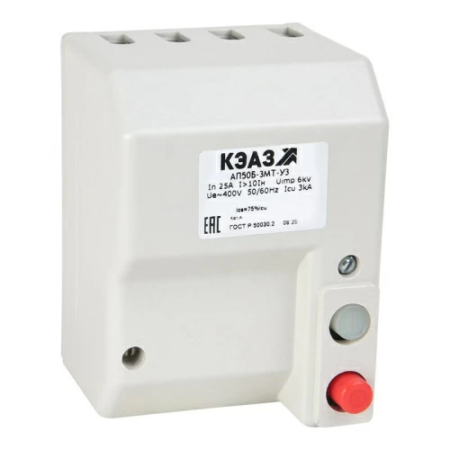 Автомат АП50Б-3МТ-25А-10Iн-400AC-У3-КЭАЗ