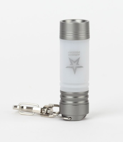 Фонарь BB-702 Эра Армия России брелок-трансформер Снайпер (фонарь+светильник,алюм,3хLR44 в ком,б)