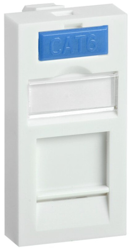 Вставка 45х22,5мм для 1 модуля Keystone Jack с маркером ITK