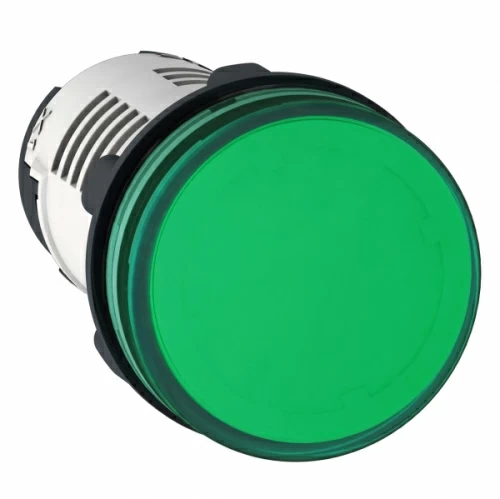 Лампа сигнальная зеленая светодиодная 230В