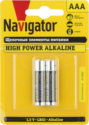 Элемент питания Navigator 94750 NBT-NE-LR03-BP2
