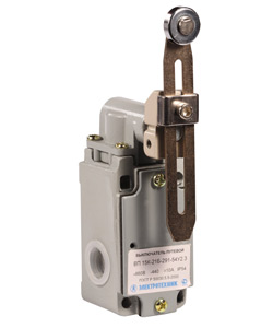 Выключатель путевой ВП-15К-21А-291-54 У2.3, рычаг с роликом, регулируемый по длине, полумгновенный,
