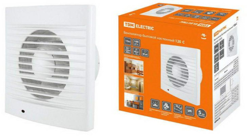 Вентилятор бытовой настенный 120 С TDM