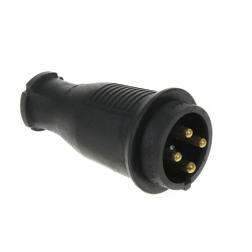 Вилка прямая каучук 3102-301-0300 3ф 16А 380в DF02001 T.Plast