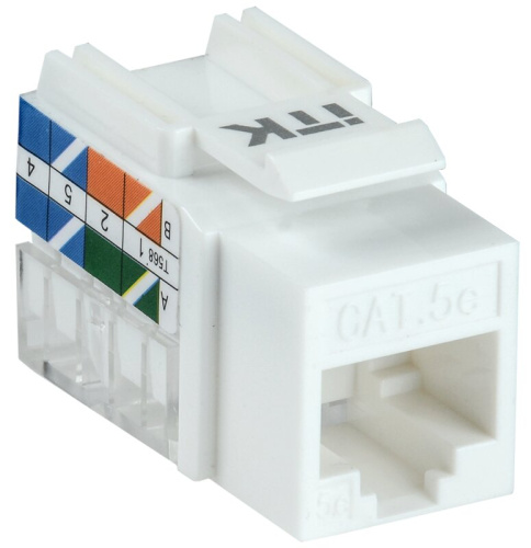 Модуль Keystone Jack кат. 5E UTP 110 IDC 90 град. ITK