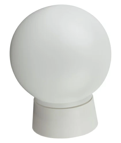Светильник ЭРА НБП 01-60-004 с прямым основанием Гранат полиэтилен IP20 E27 max60Вт D150 шар белый 