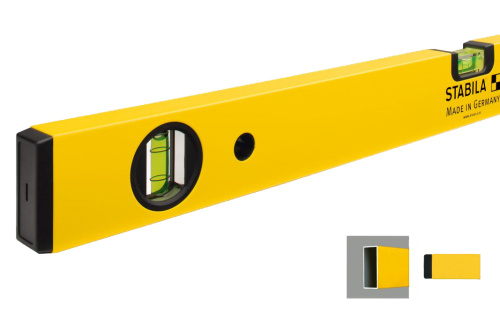 Уровень тип 70, 120 см (2 глазка ,точн. 0,5 мм/м) "STABILA"