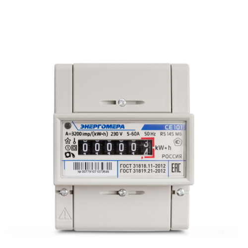 Счетчик СЕ101 R5 148 M6 1-ф 10-100А