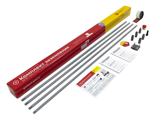 Комплект заземления Protectpro омеднённый (14мм), 6м 3006Cu