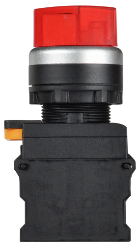 Переключатель с подсветкой на 3 положения 2NO красный MASTER IEK