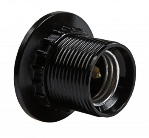 Патрон карболитовый с прижимным кольцом Е27 Н12РП-01 IN HOME