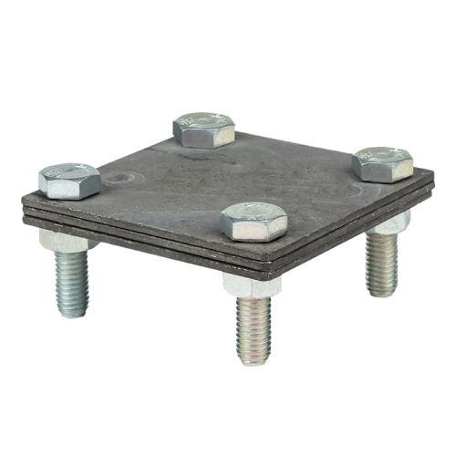 Зажим полоса 40 - полоса 40 (3 пластины 70x70мм) HZ EKF PROxima