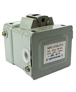 Электромагнит МИС-3100 ЕУ3, 220В, тянущее исполнение, ПВ 100%, IP20, с жесткими выводами