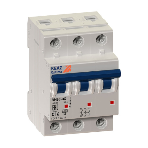 Автомат OptiDin BM63-3C8-УХЛ3