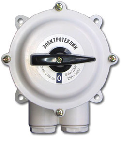 Переключатель пакетный ПП 2-63/Н2 М2 пл. 56 (63А, пластмассовый корпус, IP56)