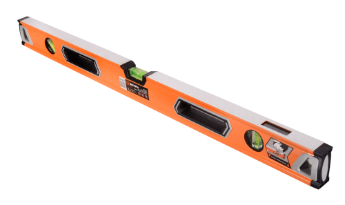 Уровень алюминиевый "Усиленный" 800мм, 3 глазка (1 зеркальный), 2 комп.рукоятки Вихрь 