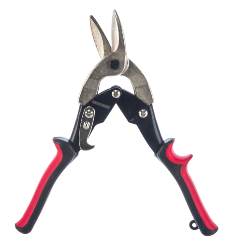 Ножницы по металлу прямые 260мм никелированные, двухкомпонентные рукоятки REXANT 