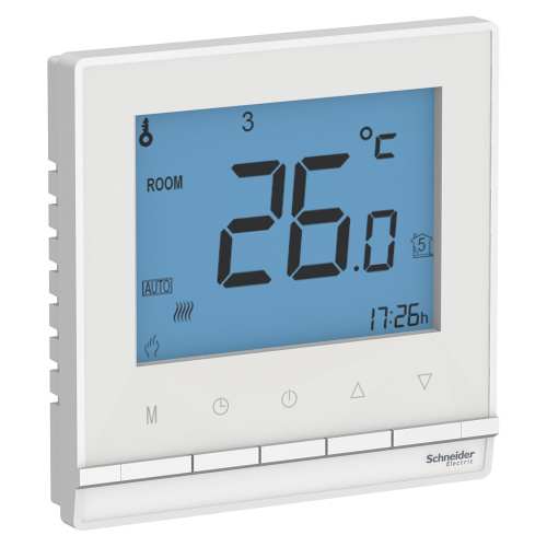 Термостат для эл.теплого пола c датчиком, Zigbee, 16А,мех., БЕЛЫЙ, мод. SBDV-00205 ATLASDESIGN SMART
