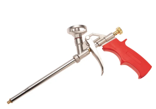 Пистолет для монтажной пены металлический с конфузором и регулировкой REXANT