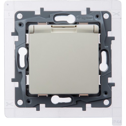 Розетка 2К+З IP44 ETIKA СЛНК  672326