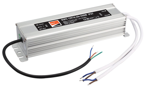 Блок питания (драйвер) BSPS 12V16,50A=200W IP67 5 л.гар. Jazzway