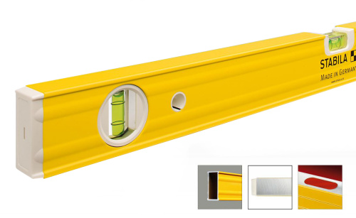 Уровень тип 80АМ, 40 см (2 глазка магнитный точн. 0,5 мм/м, над головой 0,75 мм/м) "STABILA"