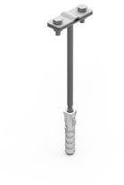 Фасадный держатель, 125 мм DKC