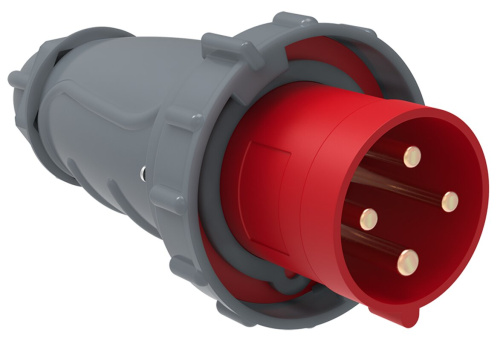Вилка переносная ССИ-034 63А-6ч/380-415В 3P+PE IP67 MAGNUM IEK