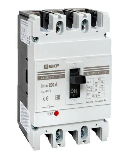 Выключатель автоматический ВА-99М 250/200А 3P 35кА EKF